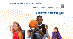 Desktop Screenshot of nantucketboysandgirlsclub.org